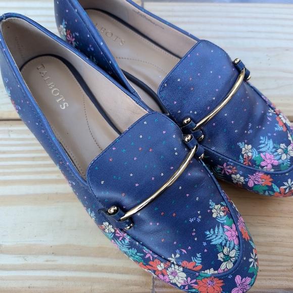 Talbots Shoes - Talbot's Ryan Blissful Floral Loafers 6 1/2